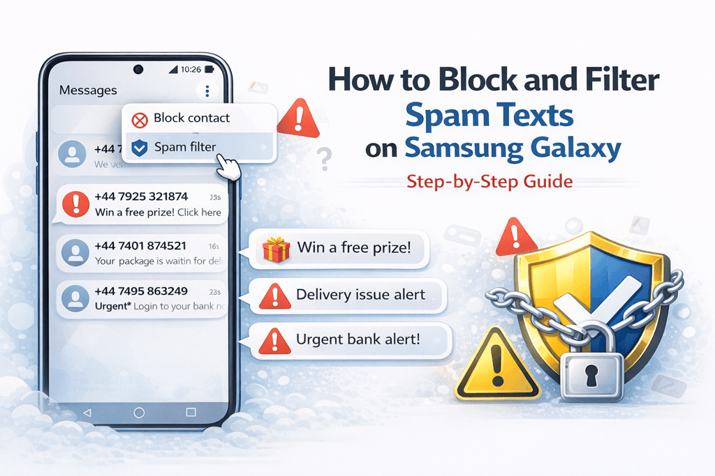 Filter Spam Texts on Samsung Galaxy