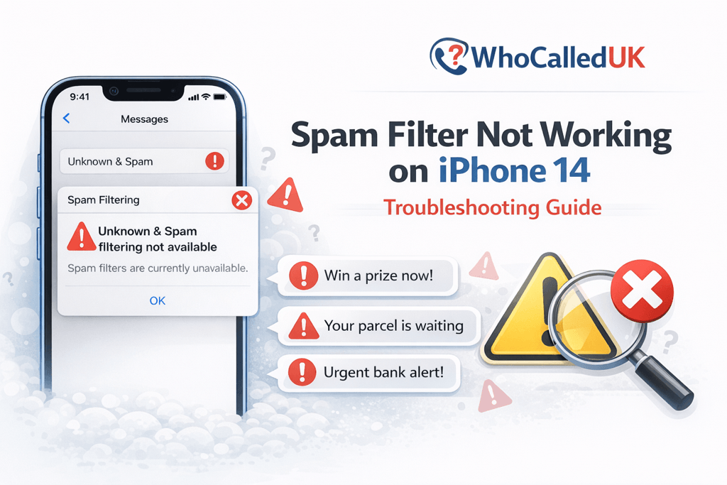 Spam Filter Not Working on iPhone 14