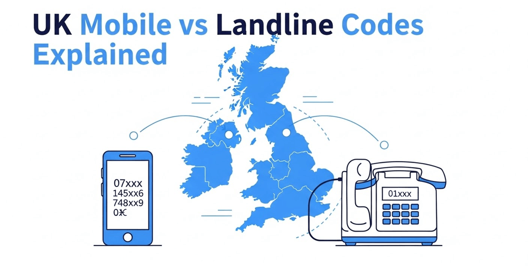 UK Mobile vs Landline Codes Explained