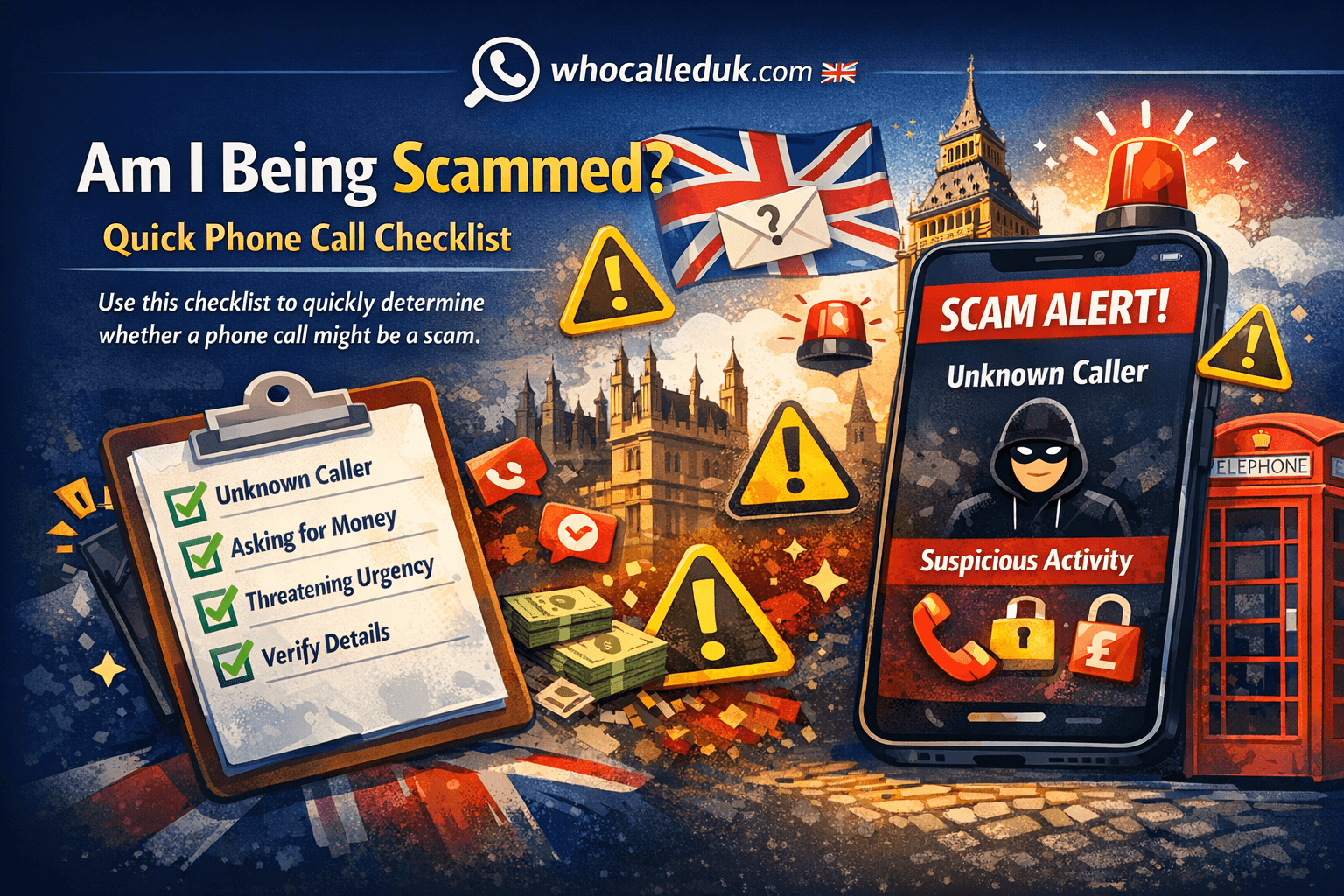 “Am I Being Scammed?” Phone Call Checklist