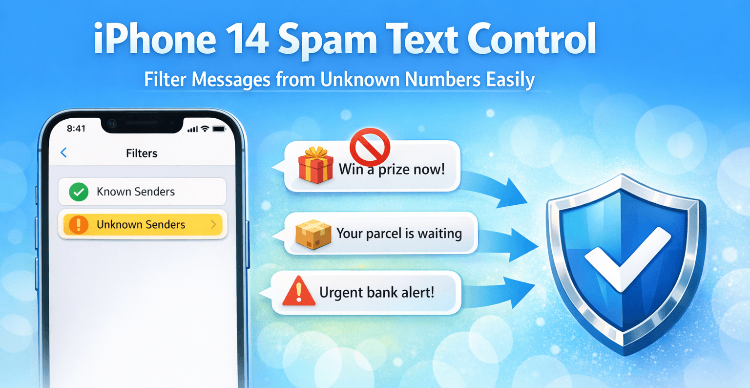 iPhone 14 Spam Text Control